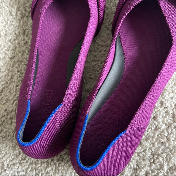 Rothy's Plum Loafers with Bow Accent
Very little wear.,,. They look new. - Picture 9 of 9